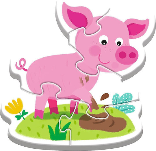 Детски Пъзел On The Farm за 2+ Години 2бр Trefl