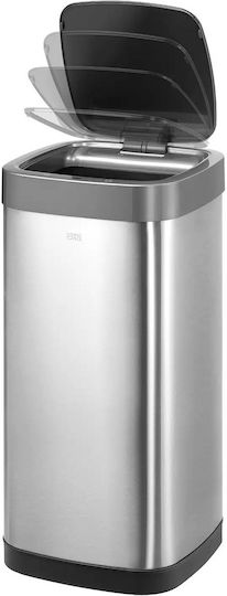Eko Eko Waste Bin Made of Inox Steel with Sensor Silver 50lt