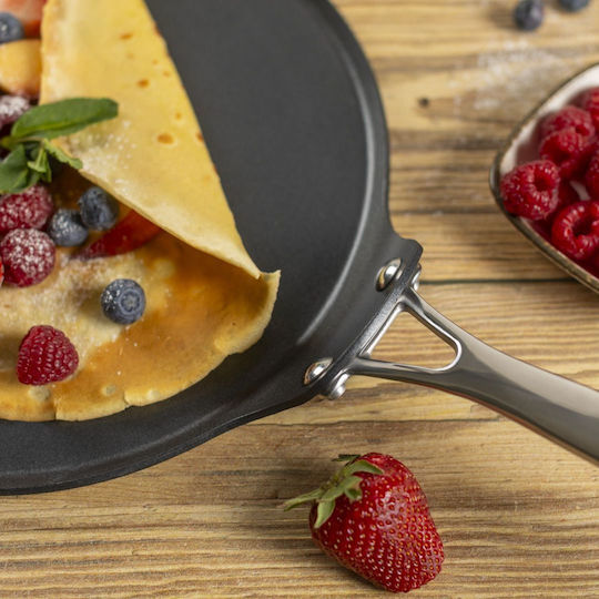 Kuhn Rikon Easy Pro Crepe-Maker aus Aluminium mit Antihaftbeschichtung 27cm