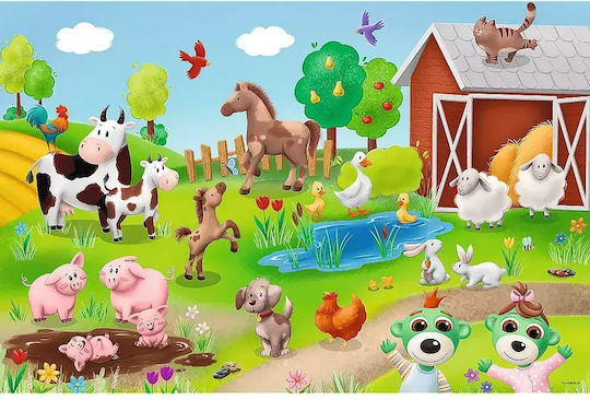 Puzzle pentru Copii Ferma pentru 2+ Ani Trefl
