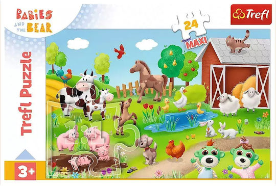 Puzzle pentru Copii Ferma pentru 2+ Ani Trefl