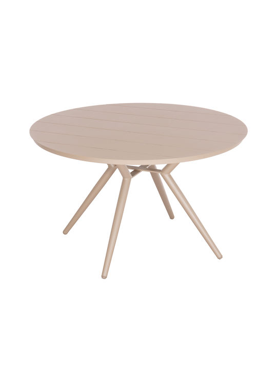 Маса Алуминиево Стабилна Higer CAPPUCCINO 126x126x74бр