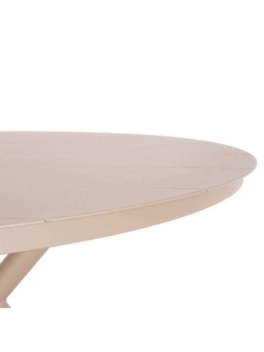 Маса Алуминиево Стабилна Higer CAPPUCCINO 126x126x74бр