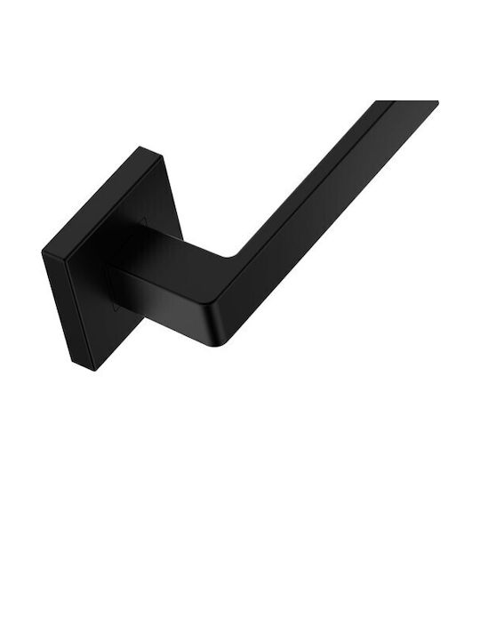 Finetto Middle Door Lever Rosette Art.842012 Pair Matte Black
