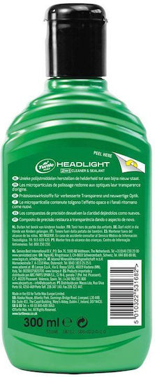 Turtle Wax Headlight Cleaner & Sealant Ointment Protection of Car Headlights 300ml