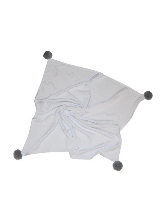 Ekokids Pătură Pepinieră Swaddling pături Bambus Albă 80x80cm