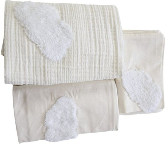 Class Home Collection Set Für Krippe Cloud White 5Stück