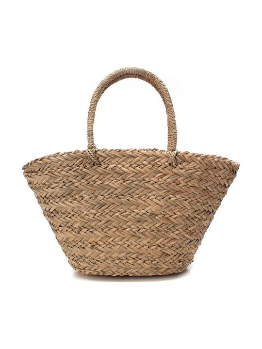 Straw Women's Bag Backpack Beige