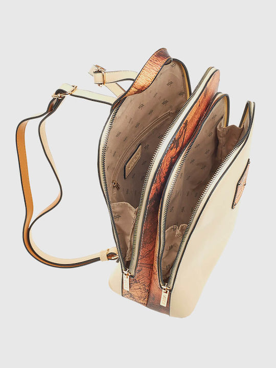 Damentasche Rucksack Hellcreme
