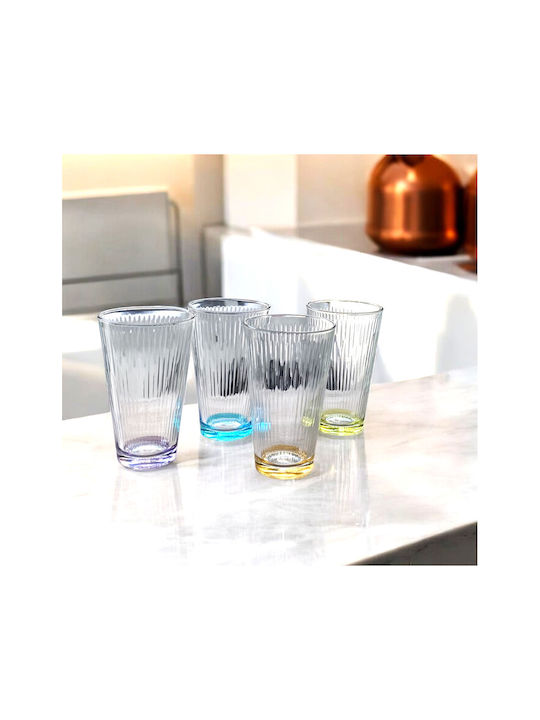 Gurallar Set de pahare pentru apa din Sticlă în Culoarea Verde 325ml 6buc