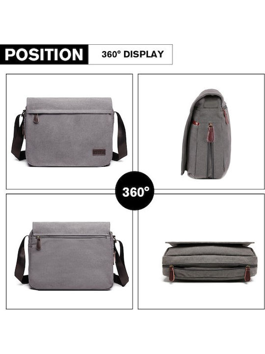 Damentasche Messenger Grau