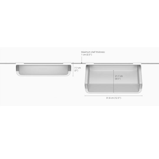 Joseph Joseph Hängende Hülle Kühlschrank-Organisatoren Allgemeine Verwendung 31.3x25.5x7.8cm