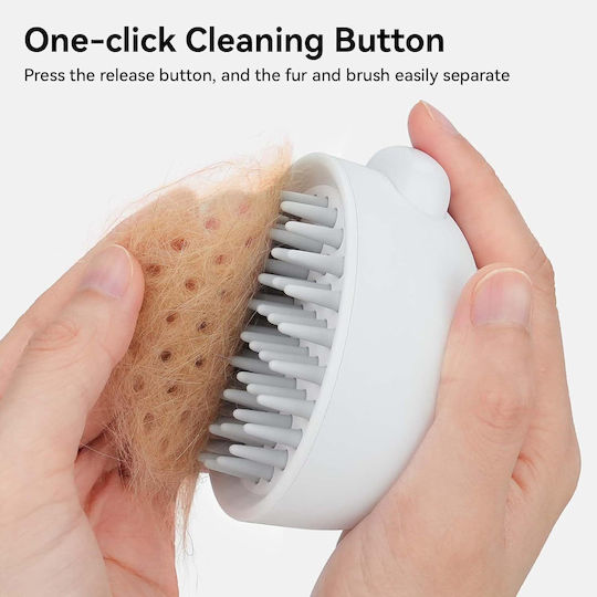 Cat Brush Silicone with Release Button