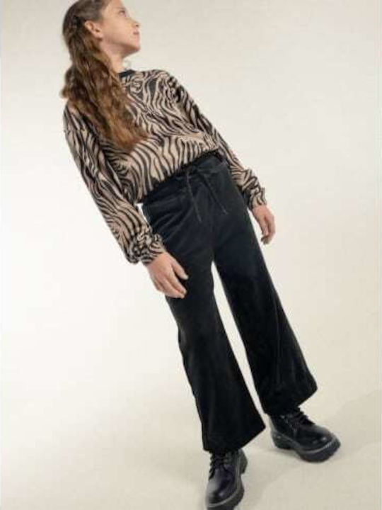 Kids' Set with Pants Winter 3pcs Gold Black