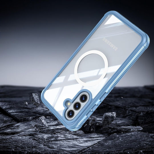 Θήκη Samsung Galaxy A36 Samsung Galaxy A56 Shockproof Γυαλί Magsafe Μπλε
