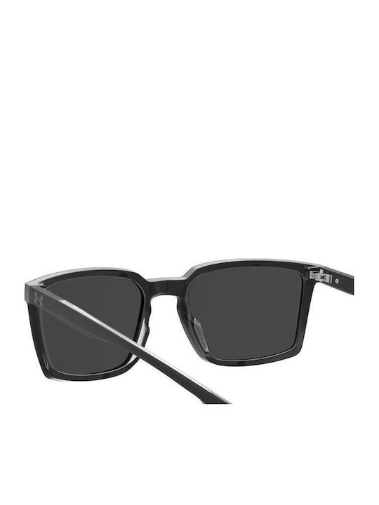 Under Armour Unisex Sunglasses with Black Plastic Frame and Black Lens UASPORTATE-7C5M9-57