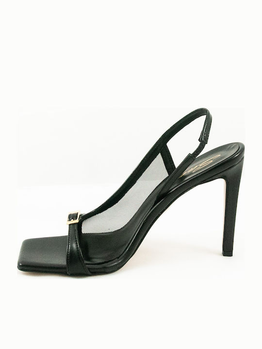 Leder Sandalen Schwarz