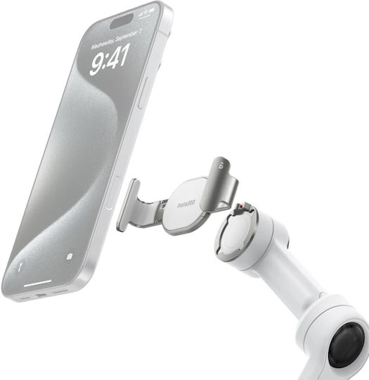 Insta360 Flow 2 Pro Magnetic Βάση Γραφείου για Κινητό σε Λευκό χρώμα