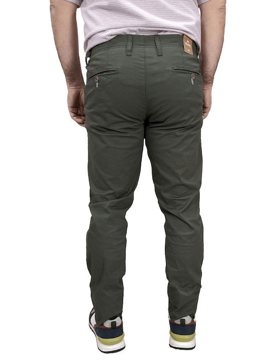 Männermode Chino Olive