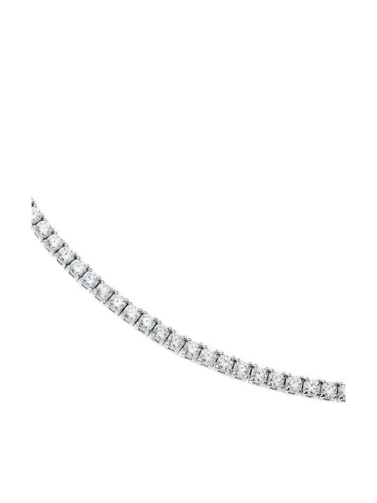Jeweltude Κολιέ Ριβιέρα από Ασήμι Jeweltude Κολιέ Ριβιέρα από Ασήμι