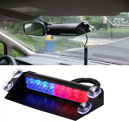 ACP Auto-Leuchtturm LED 12V 27cm mit Rot / Blau Beleuchtung