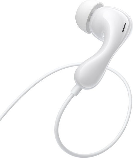 Baseus Encok CZ20 In-ear Handsfree Headphones with Connector USB-C White