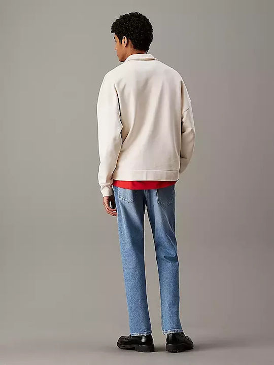 Ανδρικό Παντελόνι Τζιν Cropped με Slim Tapered Εφαρμογή Μπλε