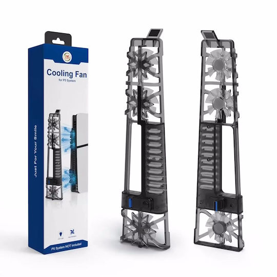 Ventilator de răcire Jys P5175-v1 Playstation 5 Slim Iluminare LED Port USB