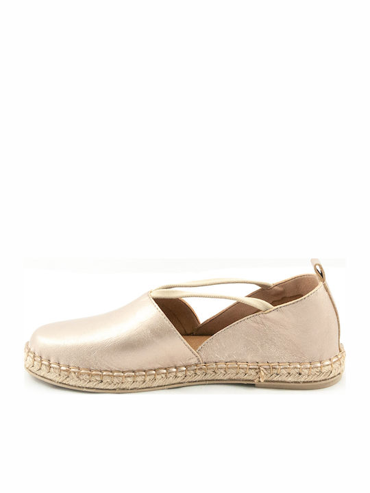 Women's Leather Espadrilles Sand