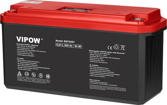 Vipow Μπαταρία Φωτοβολταϊκών GEL 12V 200Ah (BAT0497)