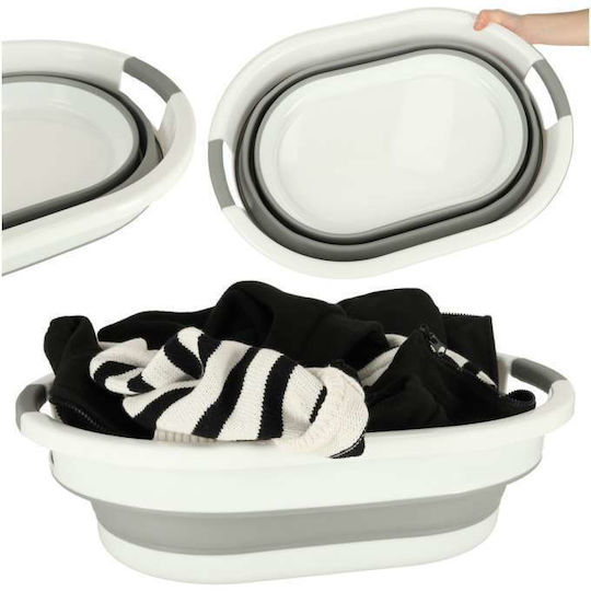 Pliere Lavoar Dreptunghiular 54x39x24cm. Silicon Capacitate 25lt Alb
