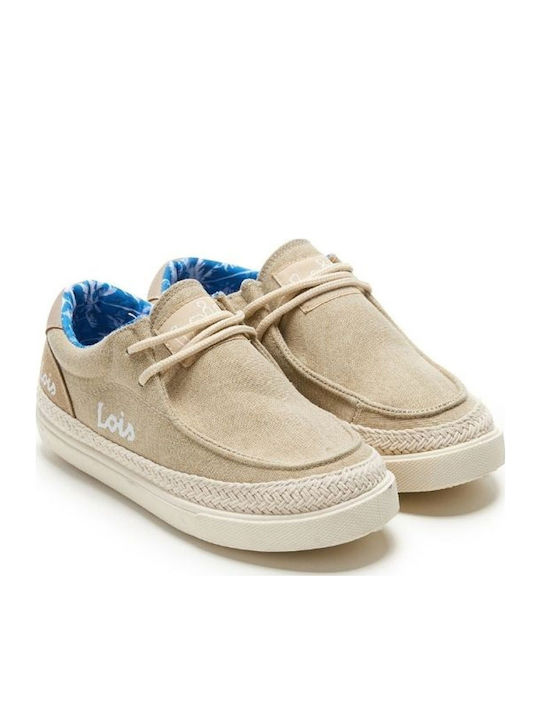 Lois Espadrilles Boy Beige Lace