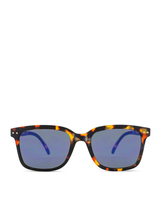 Izipizi Unisex Sonnenbrille mit Kunststoff Gestell Tortoise Mirror