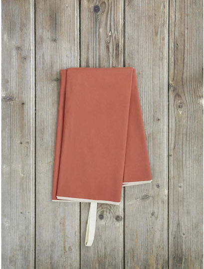 Nima Riva Microfiber Body Towel 200gr/m² Double-Sided Terracotta 160x90cm