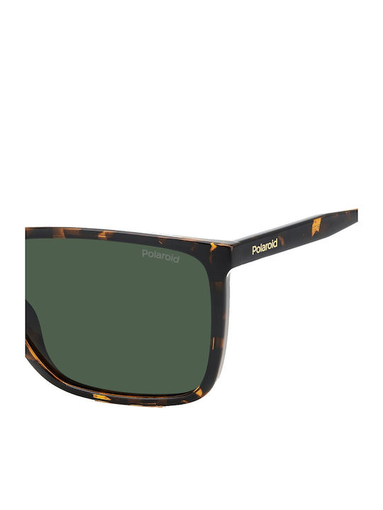 Polaroid Bărbătești Ochelari de soare cu Maro Tortoise Cadru și Verde Lentilă PLD4180/S 086/UC