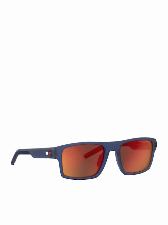 Tommy Hilfiger Men's Sunglasses with Navy Blue Horn-Rimmed Frame