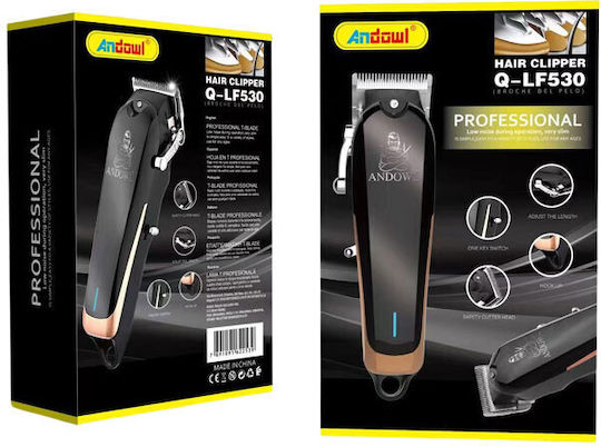 Andowl Professional Rechargeable Hair Clipper Black Q-LF530