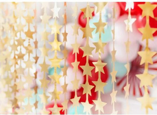 PartyDeco Party Curtain 100cm