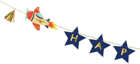 PartyDeco Happy Birthday Γιρλάντα για Party 250εκ.