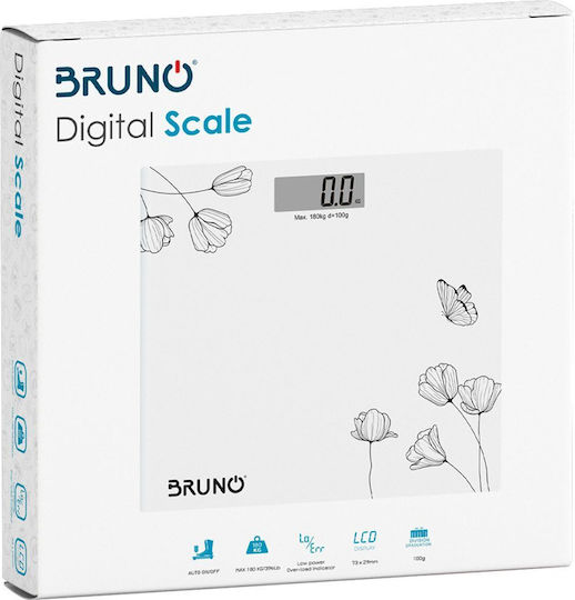 Bruno Digital Badezimmerwaage in Weiß Farbe BRN-0055