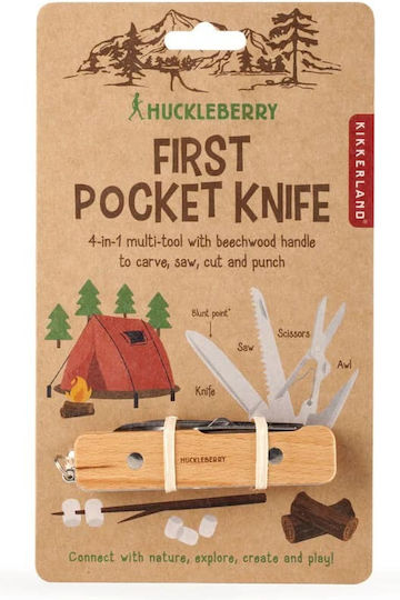 Kikkerland Ηucκlebεrry Taschenmesser Braun