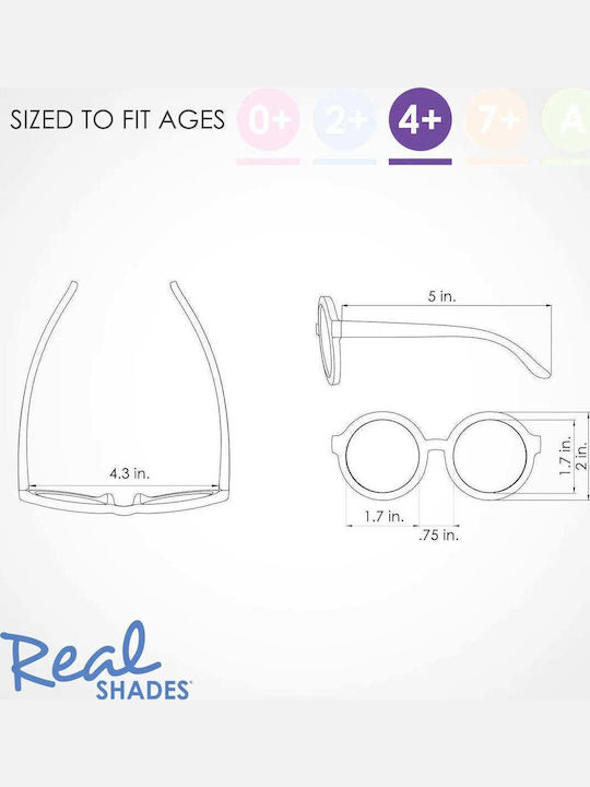 Real Shades Vibe Kid Unbreakable Kids Sunglasses Mint for 4-6 Years