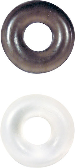ToyJoy Stud Cock Rings Black & White 2 pcs