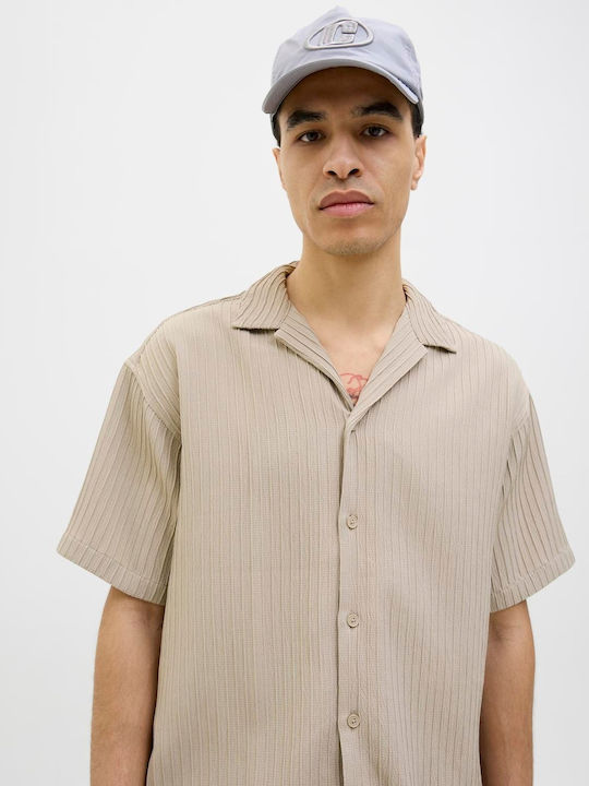 Къс ръкав Риза Beige