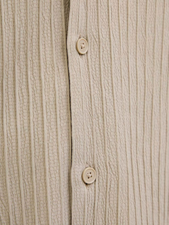 Къс ръкав Риза Beige