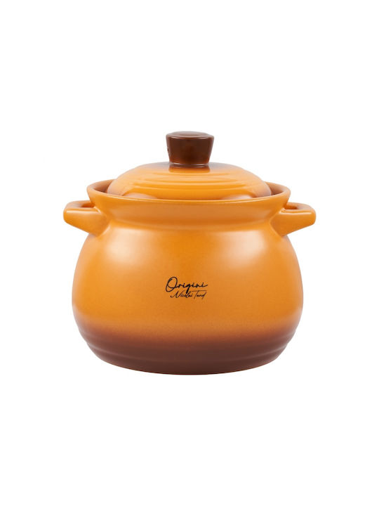 Heinner Oala Ceramica Ceramic Round Heat-Resistant Cookware with Lid 6000ml