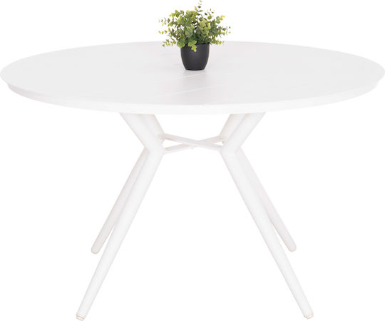 Tisch Stabil Higer Weiß 126x126x74cm
