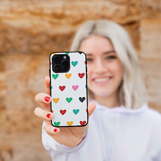 Калъф Sonique Heart Series за Oppo Reno12 F 5G Бял 02