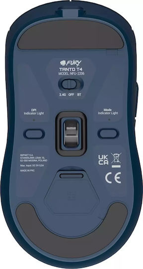 Fury Tanto T4 Gaming Mouse 12000 DPI Albastru