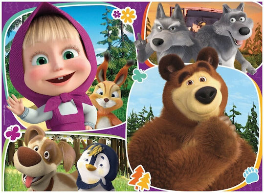 Puzzle Lisciani Mascha und der Bär Beidseitiges Puzzle 24 Teile